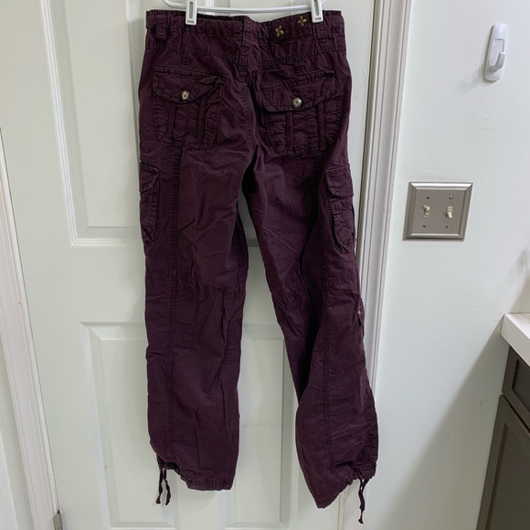 vintage low rise baggy cargo pants - Picture 2 of 4